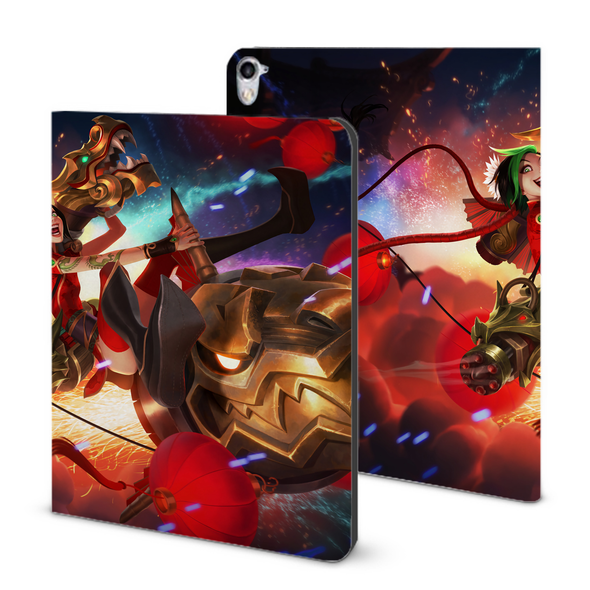 （画像用） リーグ・オブ・レジェンド League of Legends LOL IPad ケース ブック型 PUレザー TPU 耐衝撃 軽量 薄型 ペン収納なし 全面保護 IPad 各モデル対応